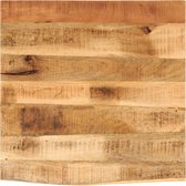 Wandschap rechthoekig natuurlijke rand 100x30x2,5 cm acaciahout
