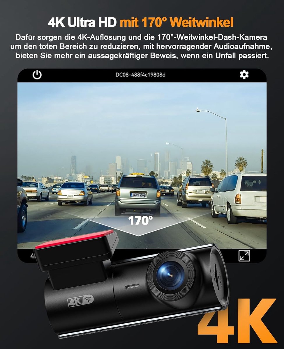 Dual Dashcam - Dashcam Voor en Achter - Auto Camera Dashcam - Dashcam Auto - Dual Dashcam voor Auto – foto 7