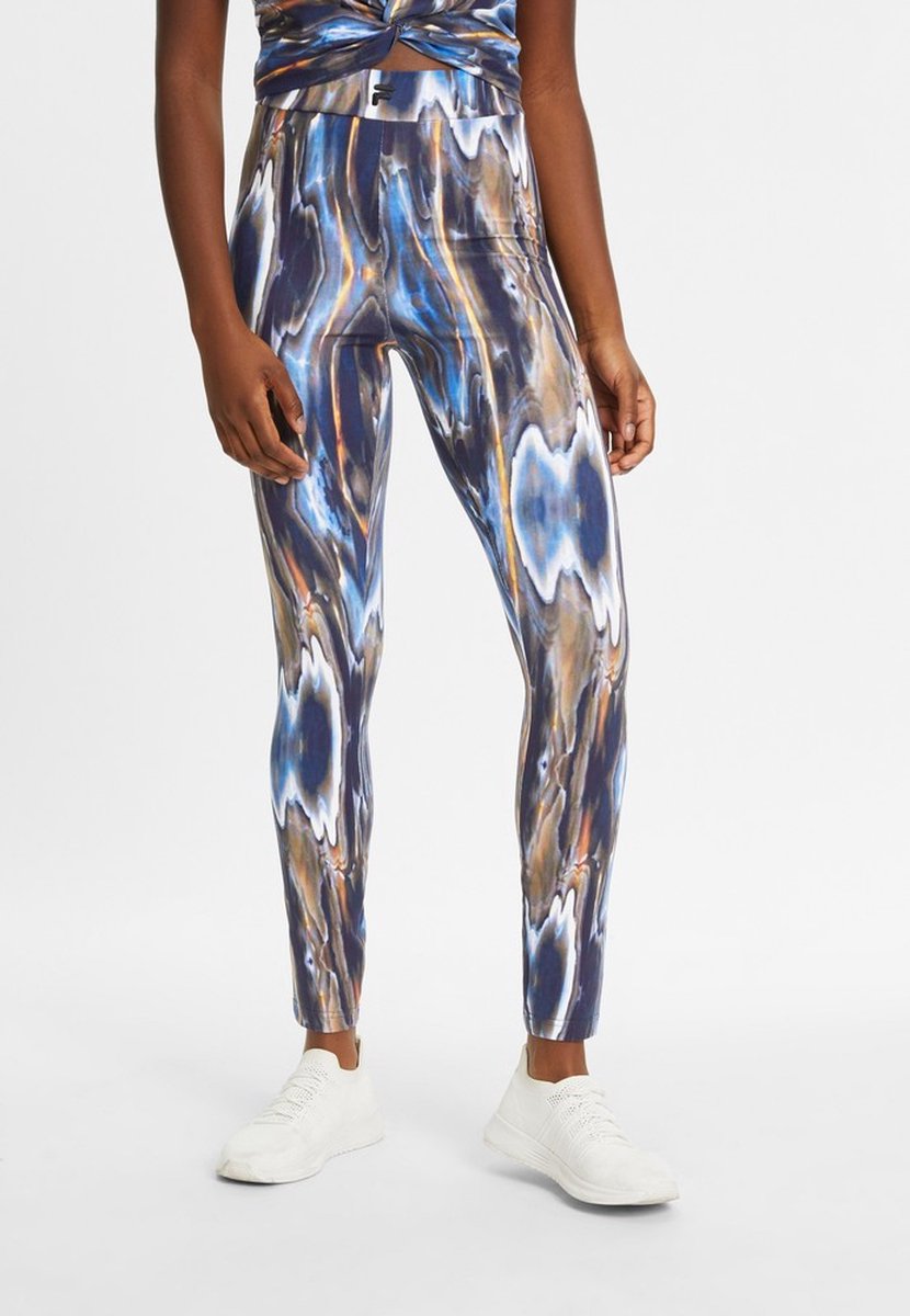Fila dameslegging Clamart AOP High Waist Legging Melting AOP-M Blauw