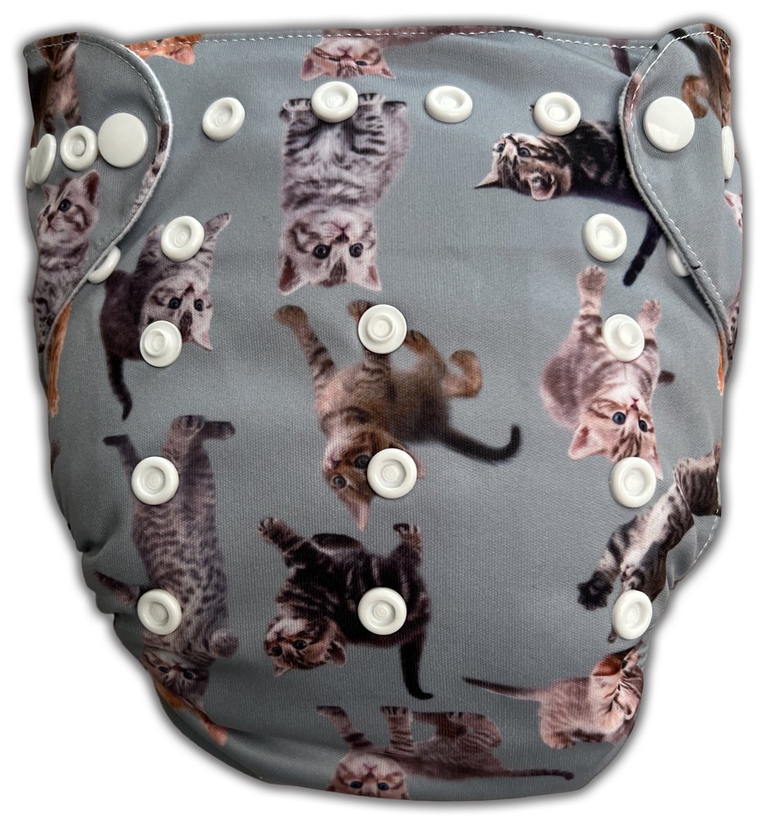 Goedkoopste BZNDR® luiers - Wasbare luier 3-15 kg - Luierbroekjes - dubbele anti-lekpreventie - drukknopen en verstelbare knopen - One size
