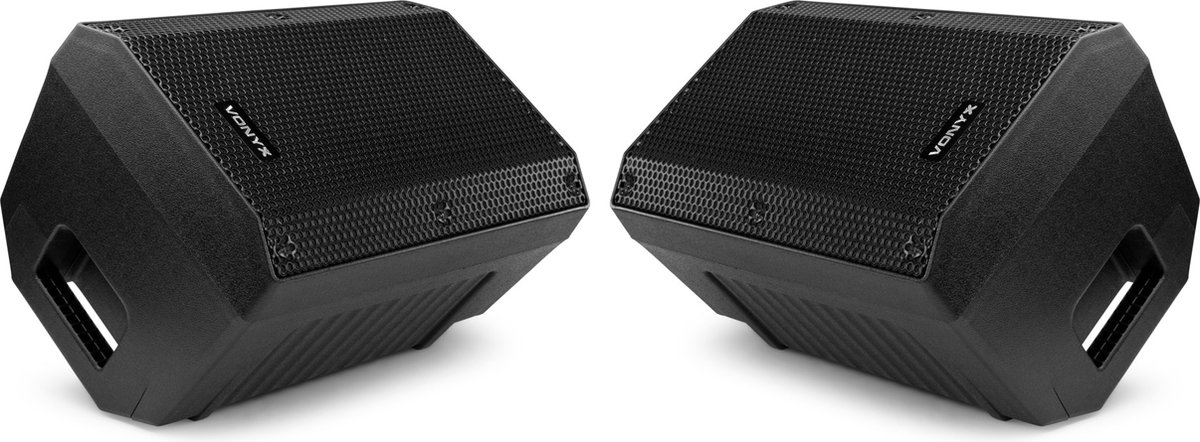 Set van 2x Vonyx VSA08 Stage Monitors - actieve speakers - 250W - 8 Inch