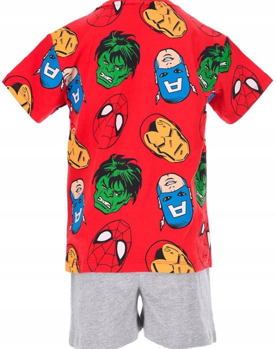 Marvel - Hulk - Captain America - Spider-Man - Kledingset - Katoen - Maat 116