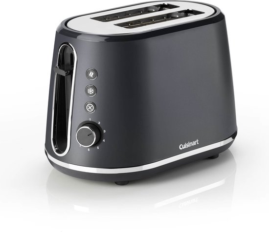 Bastilipo - Firefox - AB900 - Tostador blanco - Ranura larga para 2 rebanadas de 900W - función descongelar - Bandeja recogemigas