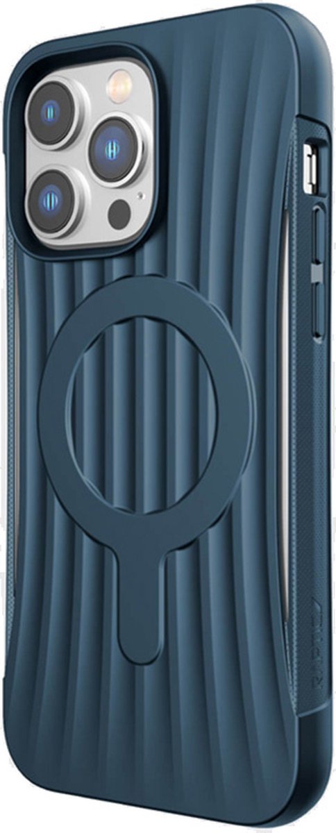 Raptic X-Doria Clutch Back Cover met MagSafe voor Apple iPhone 14 Pro Max - Blauw