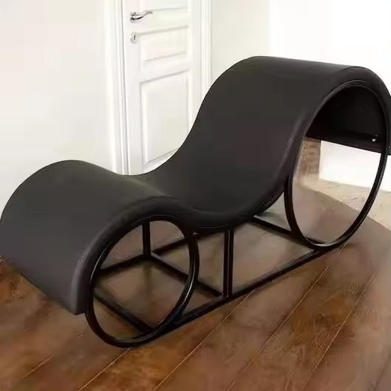 chaise sexe tantra kamasutra position relax canapé cuir Vega rouge | bol