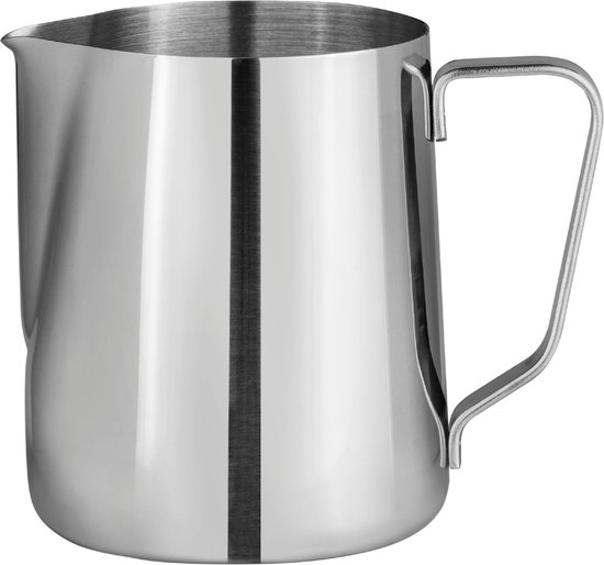 Pichet à mousse de lait Maevory - Acier inoxydable (350 ml) - Argent - Pichet à lait Barista