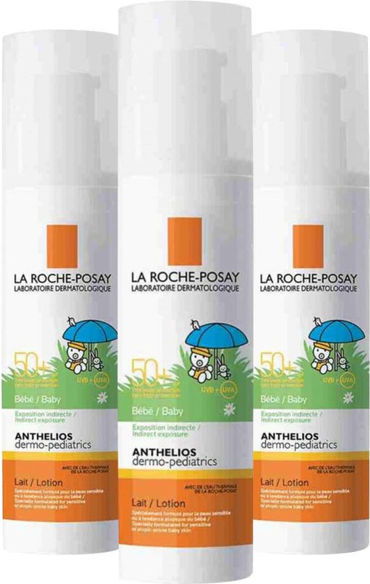 La Roche Posay Anthelios Baby Melk SPF 50+ - 3 x 50 ml - Voordeelverpakking