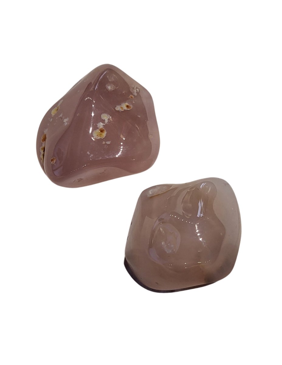 Chalcedoon roze trommelstenen 100 gr. (mt3)