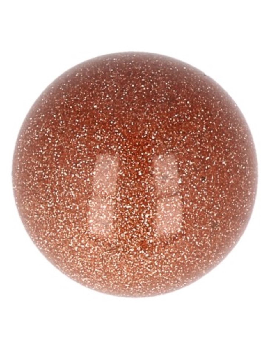 Ruben Robijn Goldfluss edelsteen bol 20 mm (synth) Bruin