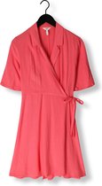 Object Objsanne Re S/s Short Wrap Dress Jurken Dames - Kleedje - Rok - Jurk - Roze - Maat 40