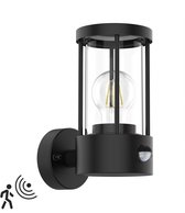 Buitenlamp met sensor Florence | Bewegingsmelder | E27 fitting | IP54 | Mat zwart
