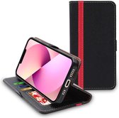 ebestStar - Hoes voor iPhone 13 mini Apple, Wallet Etui, Book case hoesje, Zwart, Rood