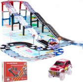 Chibbo® Magnetisch Kinderspeelgoed Jongens - 3 tot 12 jaar - Auto Racebaan Elektrisch voor kinderen - Montessori Speelgoed - 52 Delig