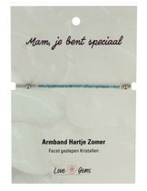 Hartje zomer armband Topaas London (synth) - Moederdag