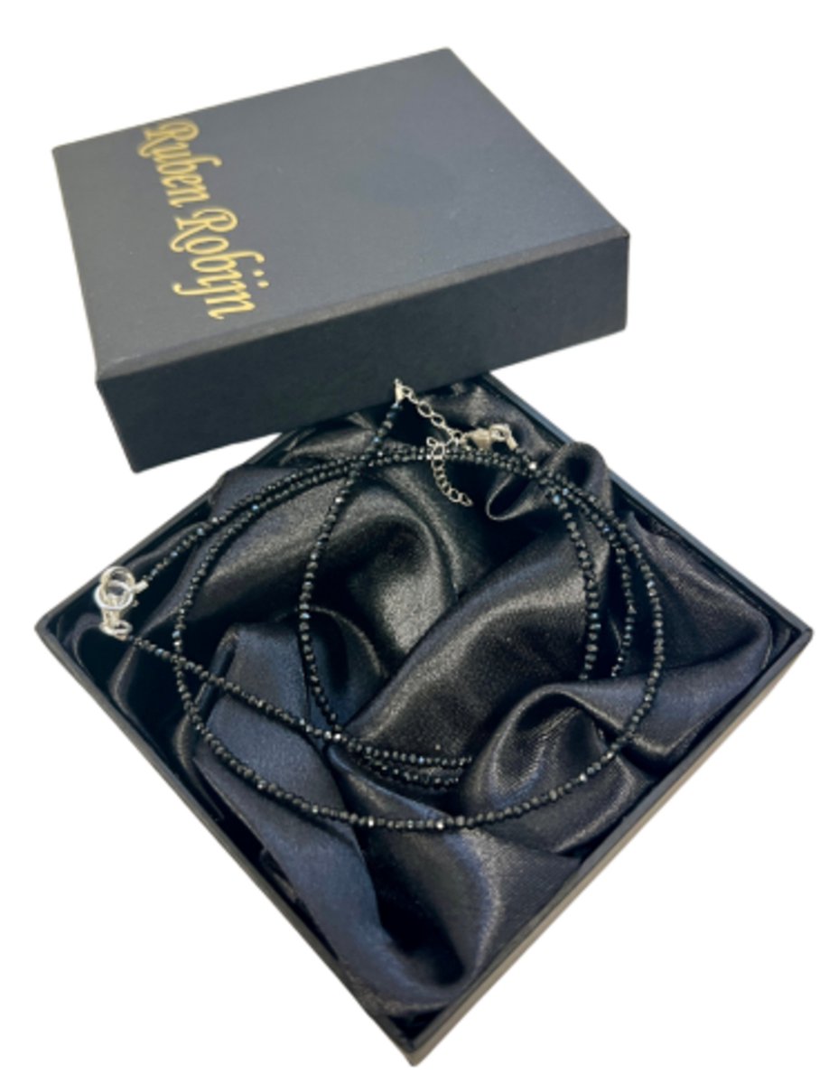 Spinel zwart sieraden set Summer Vibes