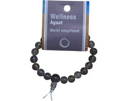 Agaat powerbead armband + kaart
