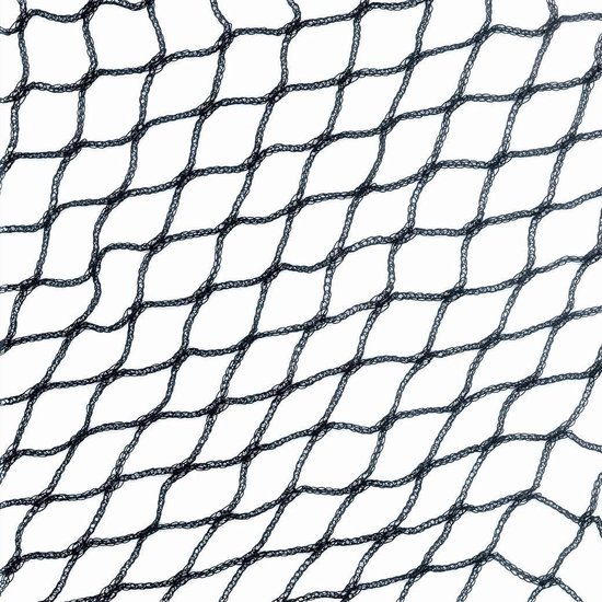 JK24 - Tuinnet - Vogelnet - Plantennet - Vijvernet - Geweven vogelnet - 10m x 6m - zwart - voor tuin en balkon