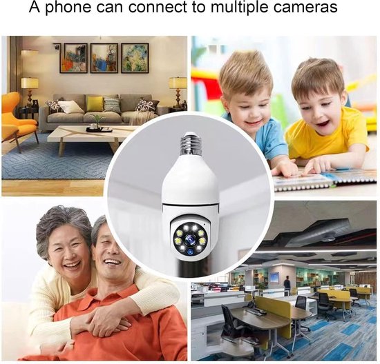 Camerabewaking Draadloos - Beveiligingscamera - Beveiligingscamera voor buiten - Beveiligingscamera buiten - Draadloze beveiligingscamera - Draadloze beveiligingscamera buiten - Bewakingscamera - Bewakingscamera voor buiten van Merkloos — afbeelding 4