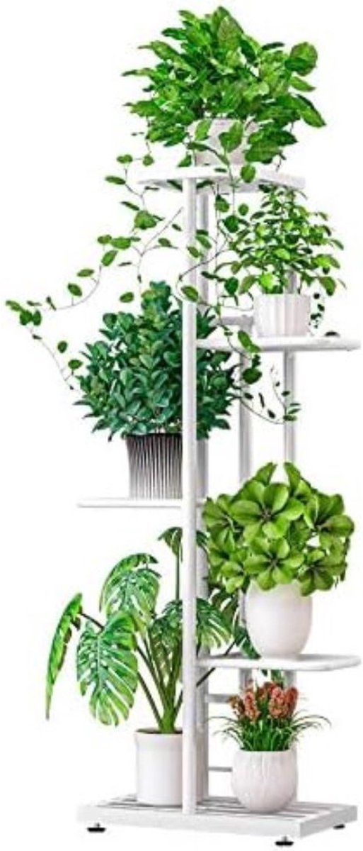 MKSS® Plantenrek Buiten - Klimrek Planten - Plantensteun - Plantenstandaard - Wit