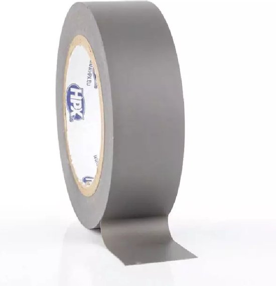 Ruban Adhésif Isolant Électrique HPX Gris - 19mm X 10m - Pour Moto & Électricité