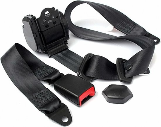 Foto: Gordel autoveiligheidsgordel universele verstelbare 3 punts autoveiligheidsgordel telescopische automatische veiligheidsgordel voor reisaccessoires voor auto s