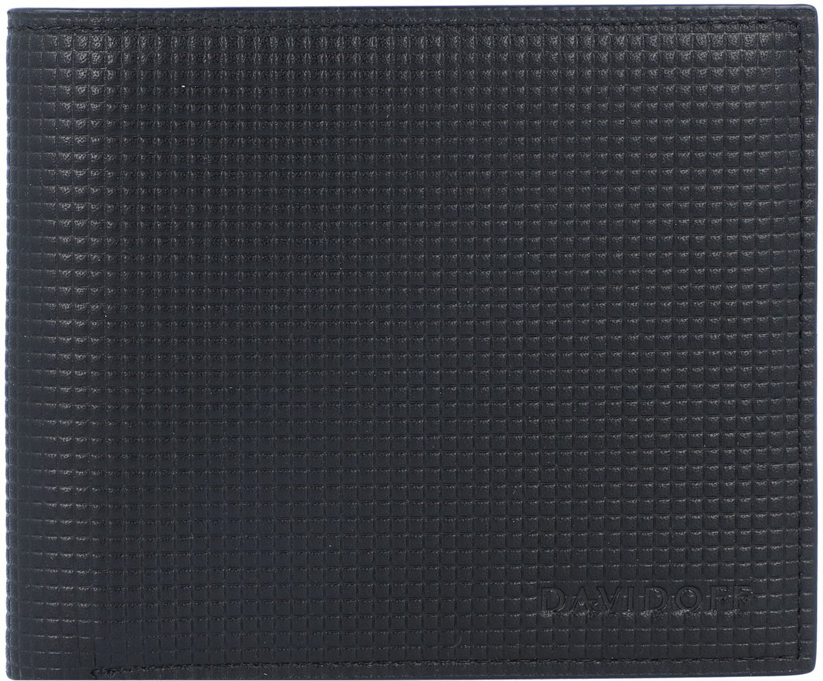 Davidoff Paris Portemonnee Leer 11.5 cm - Jongens - Horizontaal - schwarz