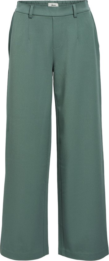 OBJECT slim fit pantalon OBJLISA donkerblauw OBJECT slim fit pantalon OBJLISA donkerblauw