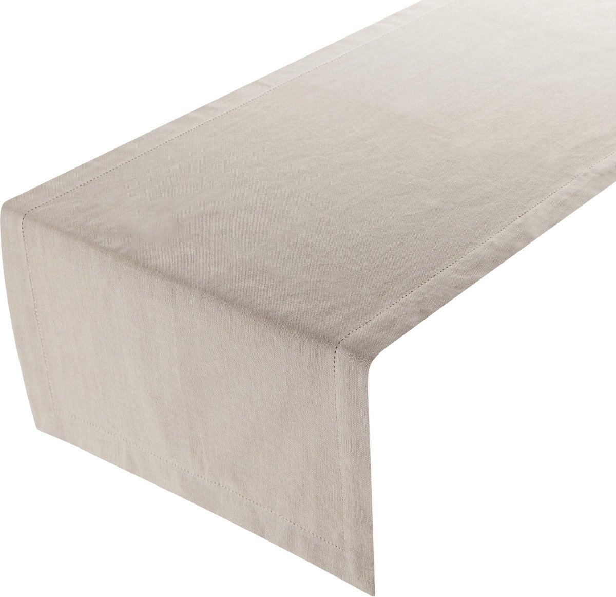Linen & More - Tafelloper 'Indi' (Beige)