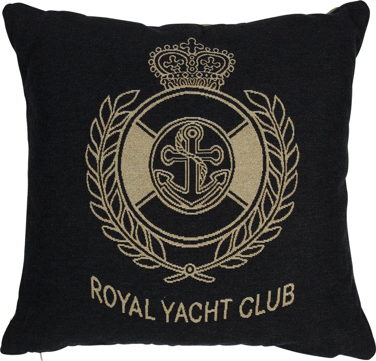 gobelin kussen antraciet royal yacht club 45x45cm*