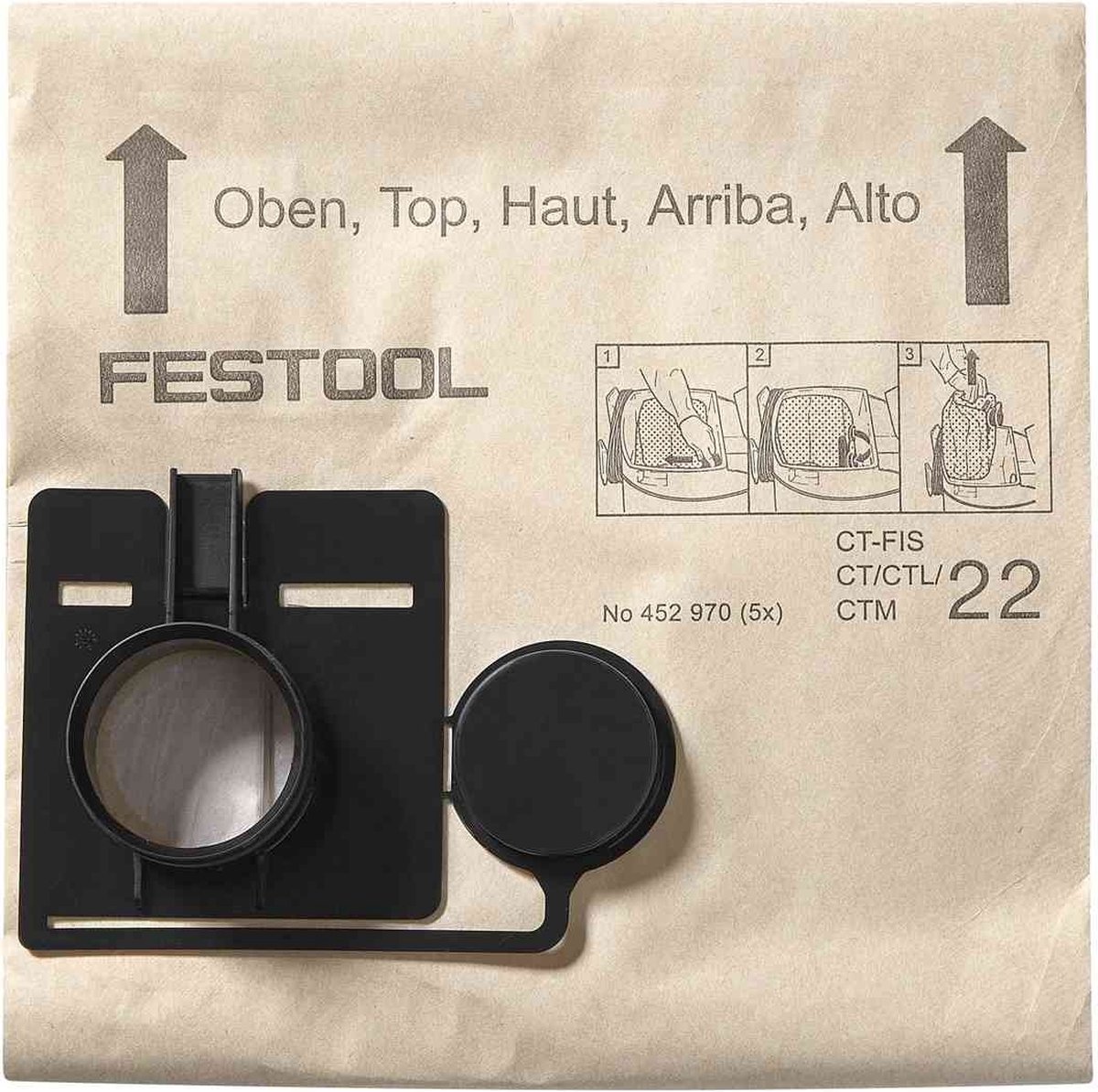 Festool stofzak FIS CT22 (5st)