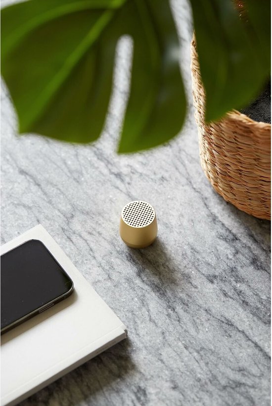 Lexon Design MINO + Recheargable TWS Speaker - Light Yellow van Lexon — afbeelding 4