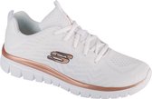 Skechers Graceful - Get Connected 12615-WTRG, Vrouwen, Wit, Sneakers, maat: 37,5