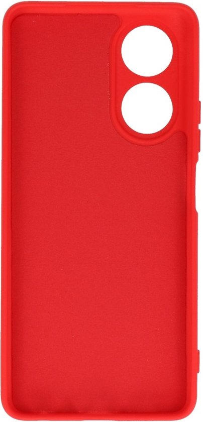 Coque adaptée pour OPPO A78 4G - Coque arrière Fashion - Coque de téléphone colorée - Rouge