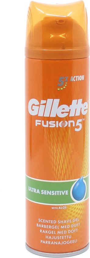 Gillette Fusion 5 Scheergel - Ultra Sensitive - 200 ml