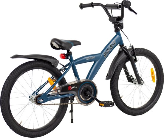 2Cycle Biker kinderfiets 20 inch (6 tot 8 jaar) voor jongens blauw — afbeelding 5