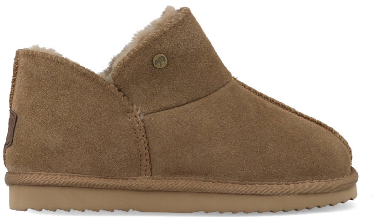 Warmbat Willow Suede Dames Sloffen - Bruin
