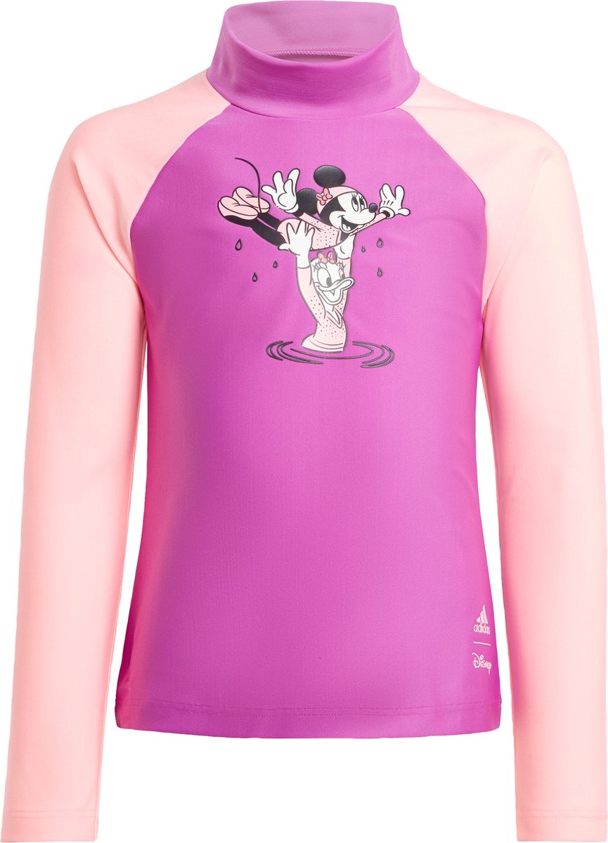 adidas Sportswear adidas x Disney Minnie en Katrien Rashguard - Kinderen - Paars- 116