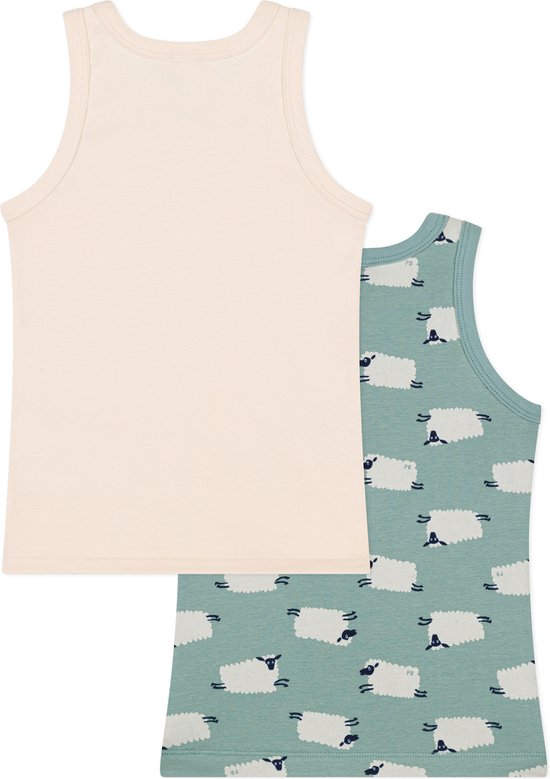 Petit Bateau Set T-shirts voor kinderen, van katoen, lange mouwen, effen, Variant 1:, 5 Jaren
