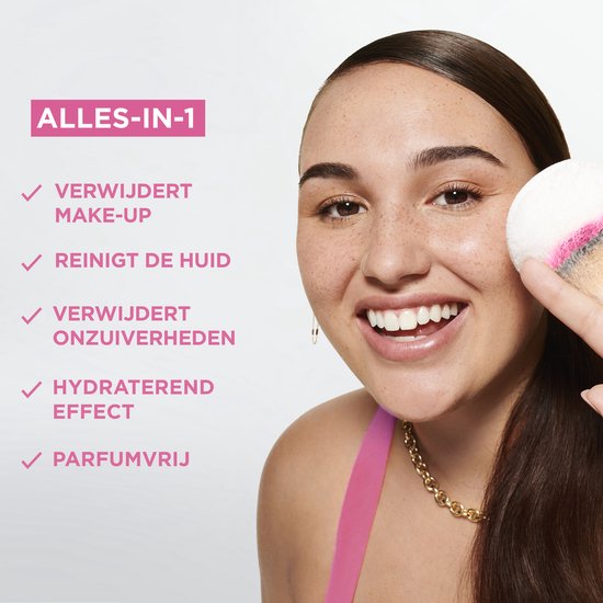 Garnier SkinActive Micellair Reinigingswater voor de Gevoelige Huid – Milde Gezichtsreiniging – Zachte Make-Up Remover - Reisformaat - 6 x 100ml