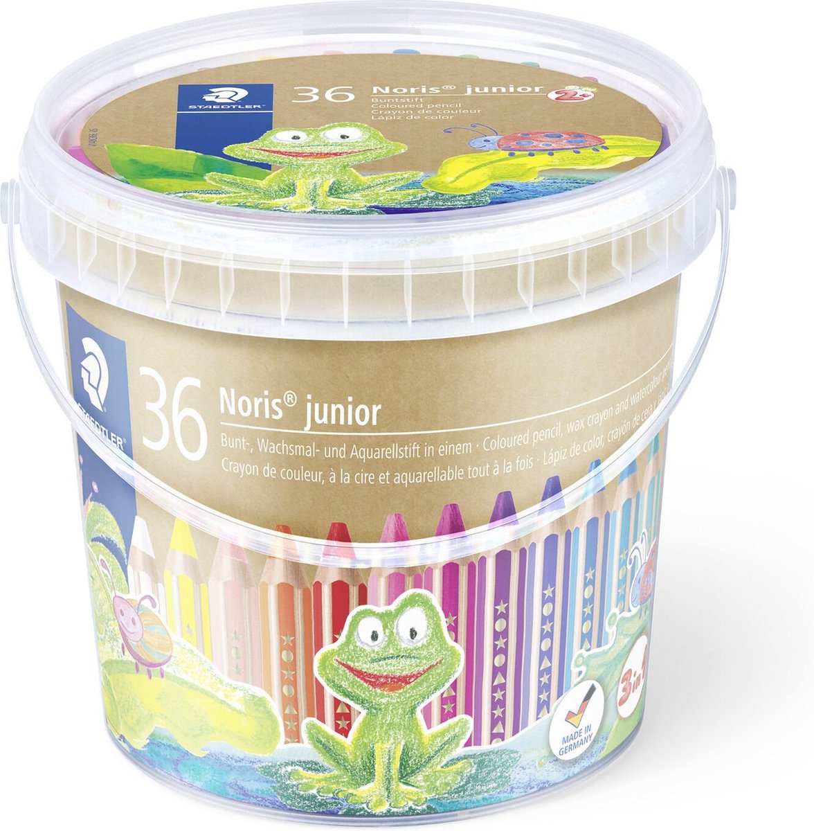 STAEDTLER Noris Junior - 3-in-1 kleurpotlood - class pack 36 st