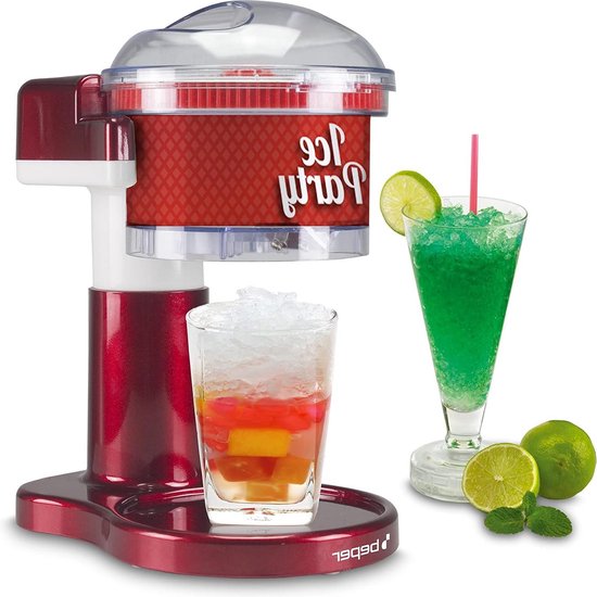 BEPER P102GEL002 IJsmachine, gekoeld, ijsmachine, ijsmachine, ijssorbets en yoghurt, koeltank van aluminium, dubbel geïsoleerd, inhoud 1,8 l, ijsmachine
