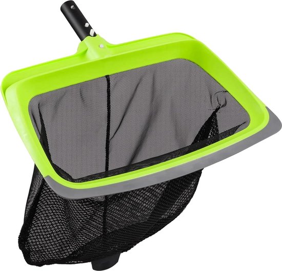 Epuisette de piscine - pour surfaces et fonds de piscine avec large bord en caoutchouc