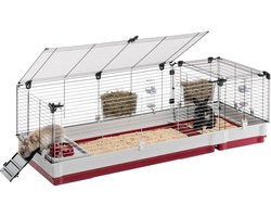 Konijnenren Modulair - Caviakooi - Accessoires inbegrepen - Te openen - 120 x 60 xh 50 CM - Krolik 140 PLUS Konijnenren