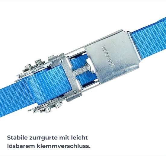 valonic Spanngurt valonic BEE Spanngurte für Fahrrad 2x Zurrgurt 0,5m