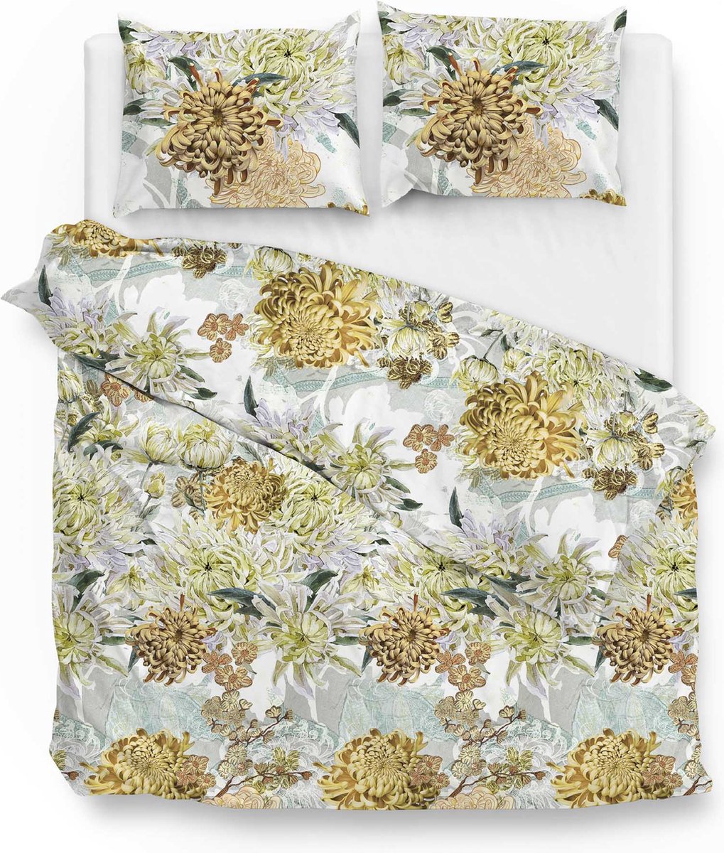 Zohome Marvel Dekbedovertrek - Tweepersoons - Flanel - 200x200-220cm - Groen