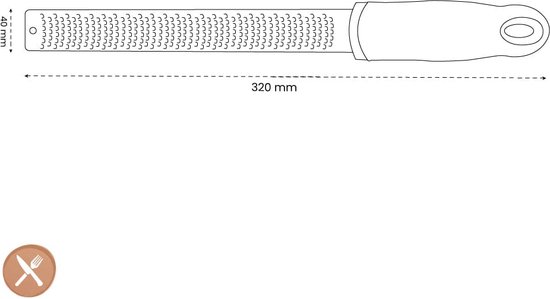 Microplane 46020 Premium Rasp zester - Zwart - Staal