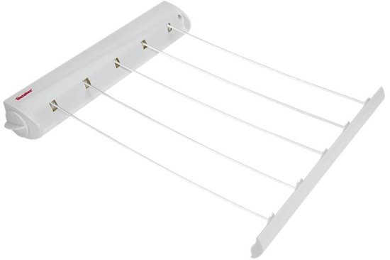 Metaltex - Roldrooglijn Portofino - 21 meter drooglengte - Inclusief montagemateriaal - Wit