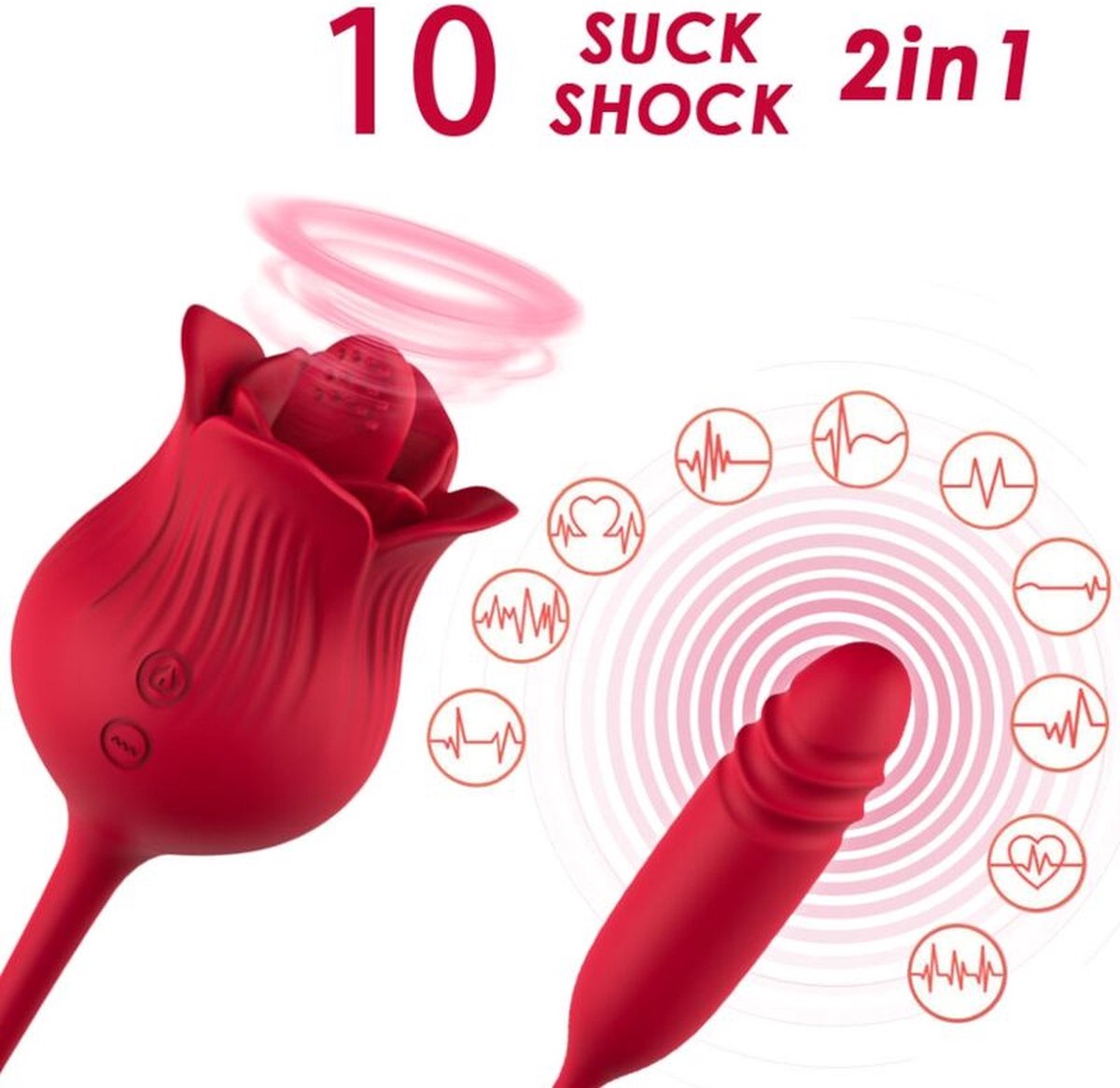 Goedkoopste ARMONY - ROSELIP LICKING VIBRATING CLIT & VIBRATOR RED | VIBRATOR | SEX TOY VOOR VROUW | VIBRATOR VOOR VROUW | SEKSSPEELTJES VOOR VROUW | SEX TOY VOOR KOPPELS | SEKSSPEELTJES VOOR KOPPELS