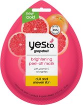 Yes To Grapefruit - Brightening Peel-Off Mask - VEGAN - Doffe en Oneffen huid - Gezichtsverzorging - Gezichtsmasker - 1 Single Use Face Mask - 10 ml