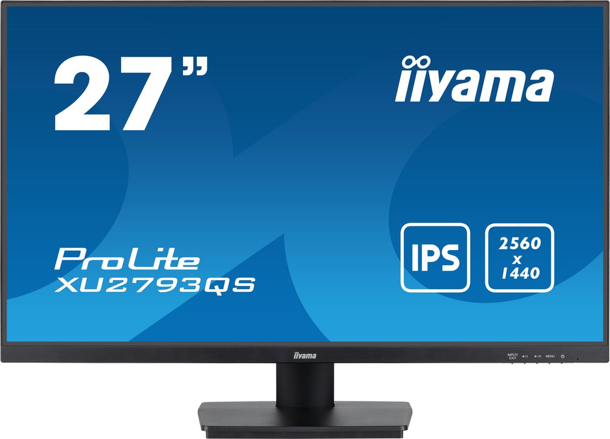 IIYAMA XU2793QS-B6 - 27 inch - 2560 x 1440 Pixel (QHD) - IPS (In-Plane Switching)
